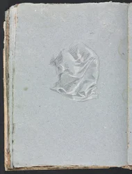 Cuaderno de bocetos de Verona: Estudio de drapeado (página 94)
