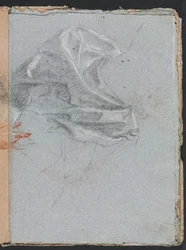 Cuaderno de bocetos de Verona: Estudio de drapeado, página 37