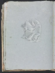 Cuaderno de bocetos de Verona: Estudio de drapeado página 94, 1760