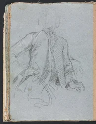 Cuaderno de bocetos de Verona: Caballero página 54, 1760