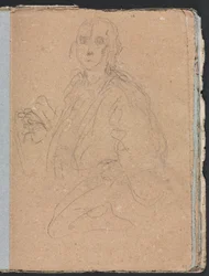 Cuaderno de Bocetos de Verona: Caballeros (página 55)