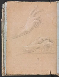 Cuaderno de bocetos de Verona: Manos (página 92)