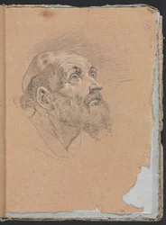 Cuaderno de bocetos de Verona: Monje (página 25)