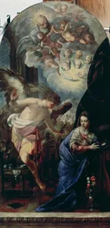 La Anunciación, c.1657-60 (óleo sobre lienzo)