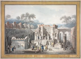 El Templo de Isis en Pompeya, 1788