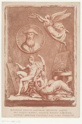 Alegoría del artista Francesco Mazzoli, conocido como Parmigianino