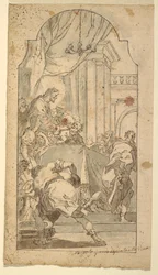 Dibujo, La Última Cena, 1746-86