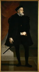 Emperador Carlos V, 50 años (pintura sobre lienzo)