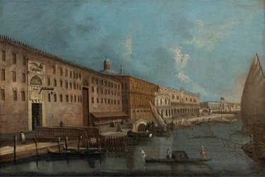 Francesco Tironi Vista de la Dársena de San Marcos de Venecia