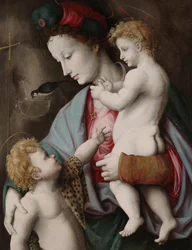 Madonna y el Niño con San Juan