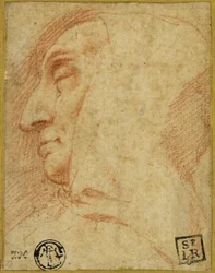Cabeza de un monje