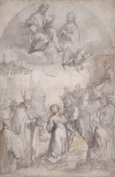 Última Comunión y Martirio de Santa Lucía