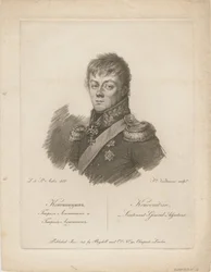 Retrato del Conde Pyotr Petrovich Konovnitsyn 1764-1822, 1813