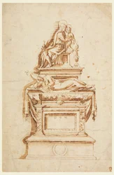 Diseño para un Monumento Sepulcral para un Cardenal Medici