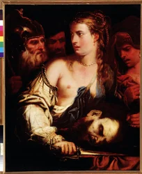 Judith sosteniendo la cabeza de Holofernes