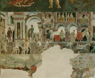 Salón de los Meses: Abril (fresco)