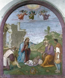 Adoración de los pastores (fresco)