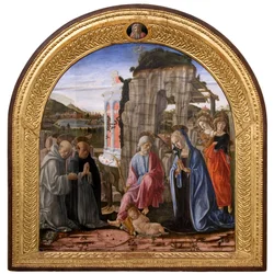Nacimiento
















 con San Bernardo y Tomás de Aquino















 con san Bernardino e san Tommaso d