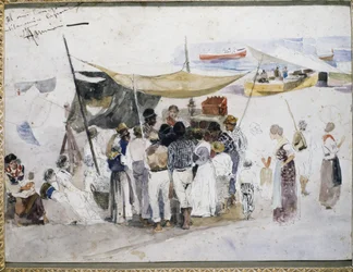 El cuentacuentos, de Francesco Marino (1892-1954). Italia