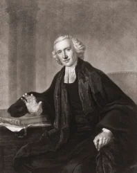 William Romaine. Retrato. (impresión)
