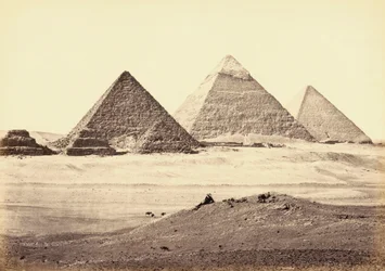 El complejo de pirámides de Giza, Egipto