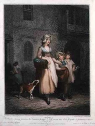 "Dos ramos por un penique, primaveras, dos ramos por un penique", lámina 1 de 