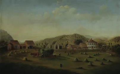 Granja Leete, West Claremont, New Hampshire, ca. 1822