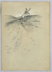 Un molino de viento