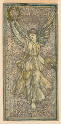Diseño para Mosaico o Vidriera en Honor a un Pintor ("Palmam Qui Meruit Ferat")