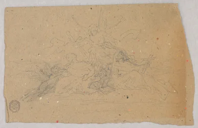 Boceto de Caridad, Fe y Esperanza