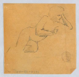 Boceto de desnudo femenino