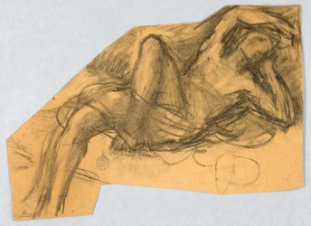 Boceto de figura desnuda