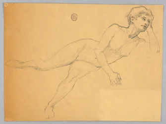 Boceto de un Desnudo Femenino