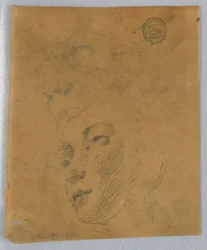 Boceto de la cabeza de una mujer