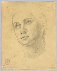 Boceto de la Cabeza de una Mujer