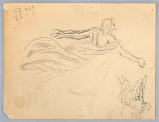 Boceto de un ángel