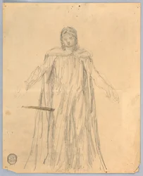 Estudio para Cristo, Presbiterio de San Bartolomé, Nueva York