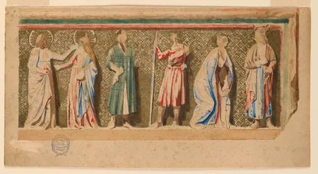 Estudio del "Retablo de Saint-Germer-de-fly," París, Francia