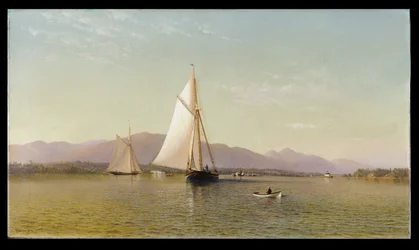 El Hudson en Tappan Zee, 1876