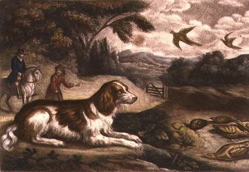 Escena de caza por John Smith