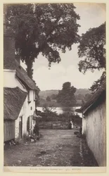 31. Exeter, cabañas en Countess Weir, 1860-94