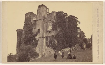 Castillo de Kenilworth - edificios de Leicester, fachada este