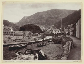 Lynmouth, el pueblo desde el muelle