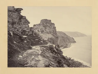 Lynton, Castle Rock, desde North Walk