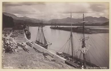 Puerto de Portmadoc desde Borth