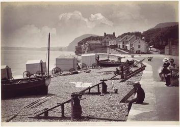 Sidmouth, extremo oeste de la explanada
