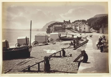 Sidmouth, oeste del paseo marítimo