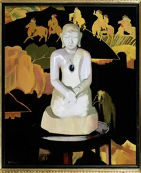 El Buda (negro y oro), hacia 1929-30