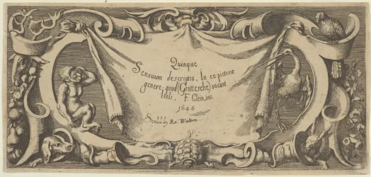 Placa de título, de Quinque Sensuum Five Senses