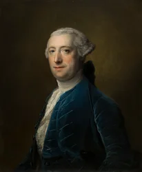 Retrato del Coronel Kinnear, del 50º Regimiento de Infantería, c.1746-70 (óleo sobre lienzo)